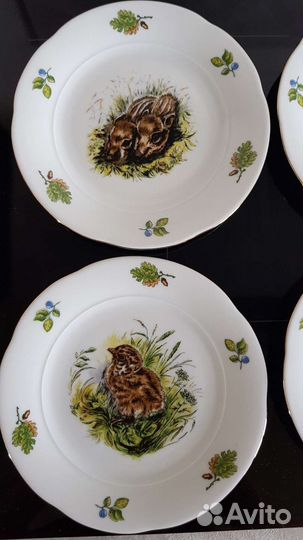 Тарелки фарфор гдр
