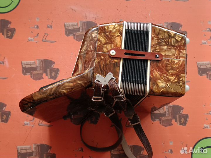 Старый новый аккордеон Аккорд Янтарный красавец