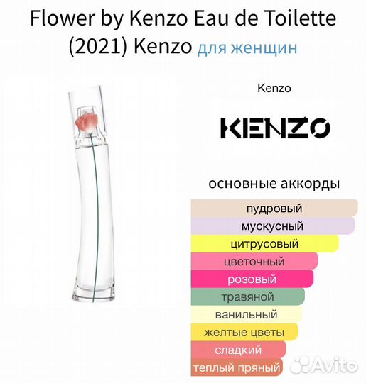 Kenzo туалетная вода