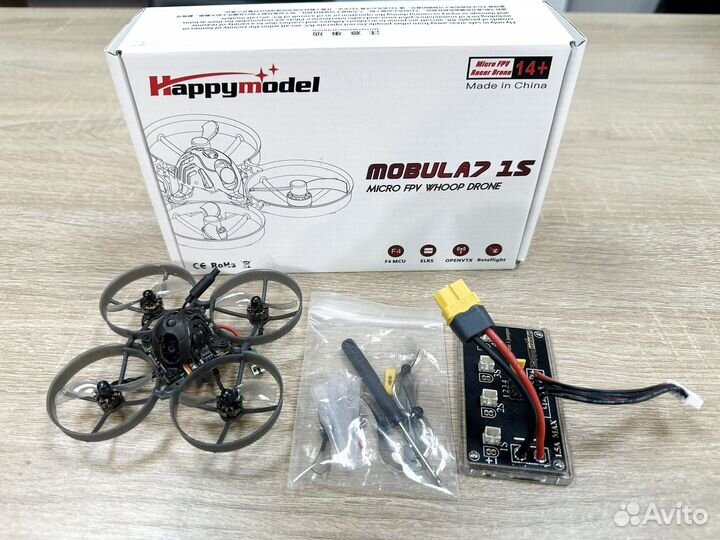 Квадрокоптер Mobula 7, дрон для тренировки