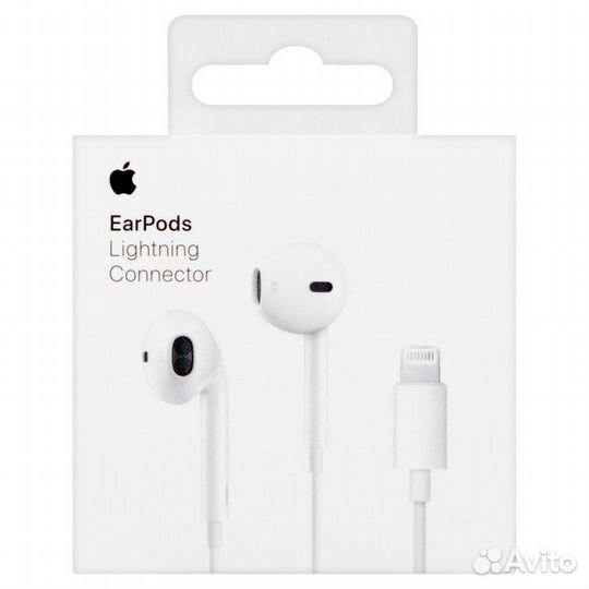 Наушники lightning iPhone оригинал новые магазин