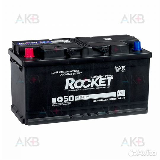 Аккумулятор автомобильный Rocket 110Ah 860A прям