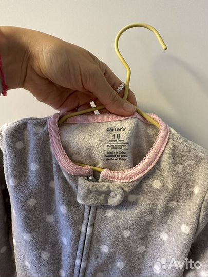 Флисовый комбинезон carters 18