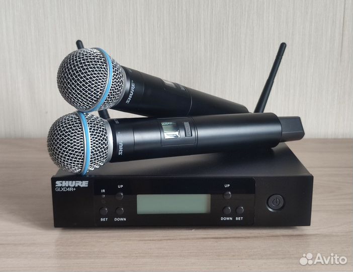 Микрофоны Shure Glxd4R Beta58A новые в коробке