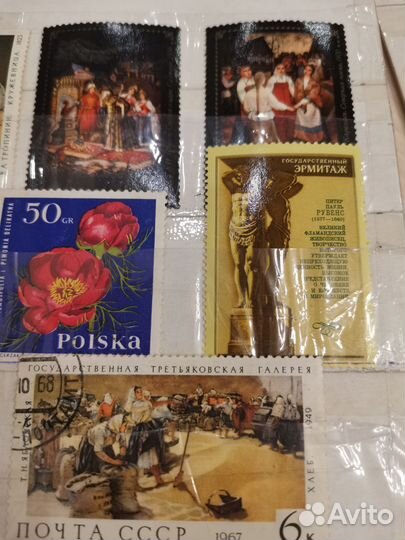 Почтовые марки СССР и зарубежные