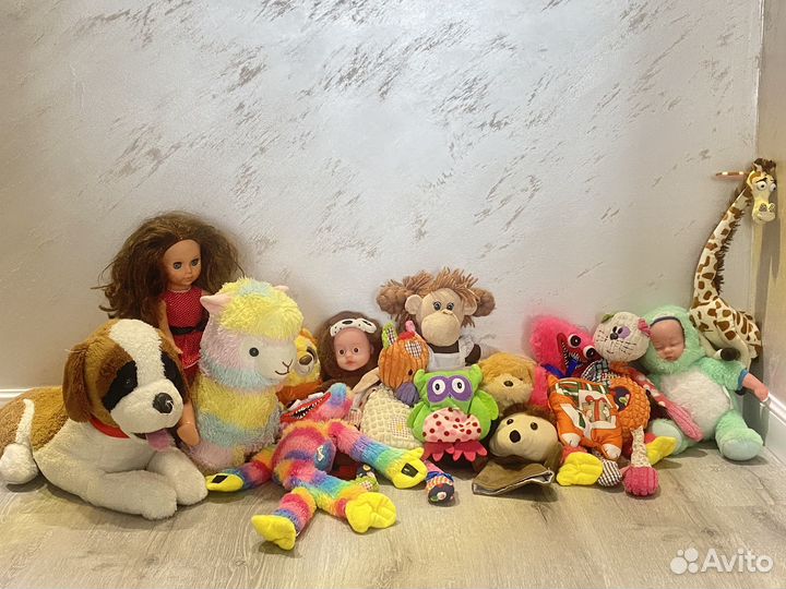 Мягкие игрушки пакетом