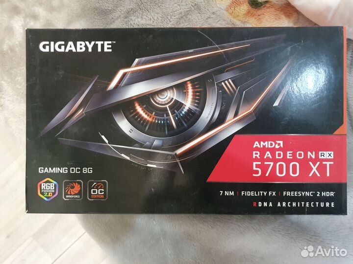 Видеокарта rx 5700 xt Gigabyte