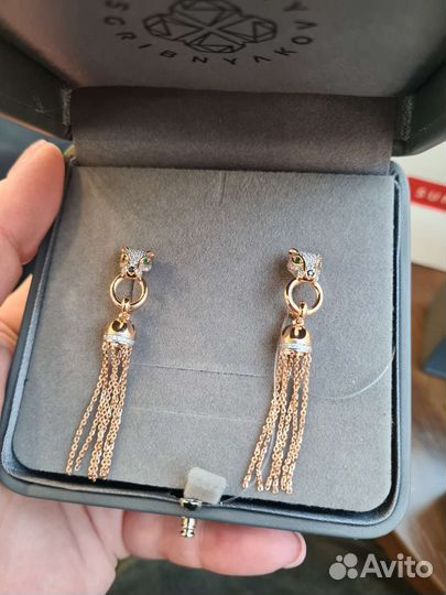 Золотые серьги