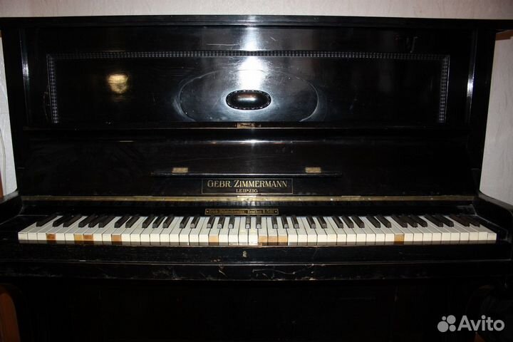 Антикварное пианино Zimmermann Leipzig
