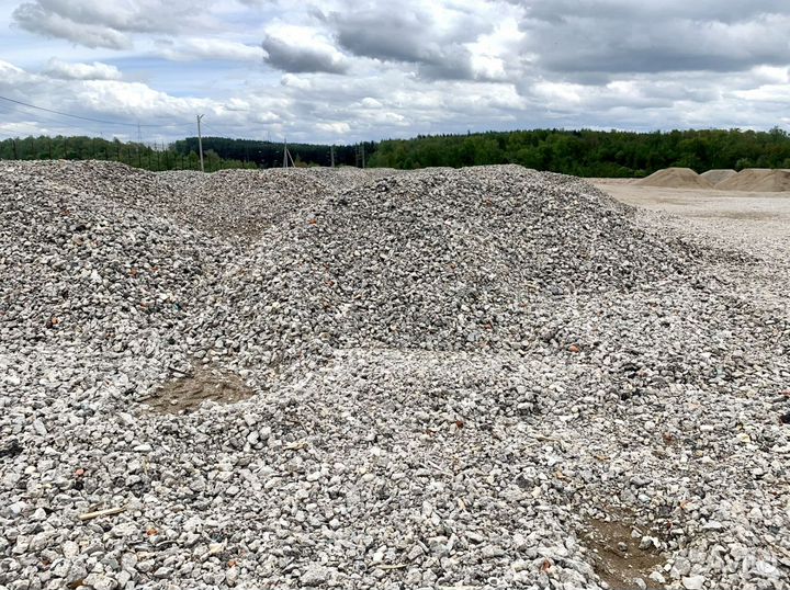 Щебень для дренажа, бетона