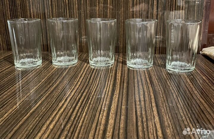 Набор стелянных стаканов 
