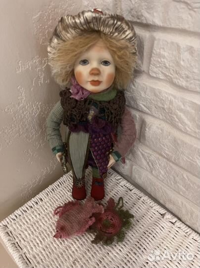 Коллекционная кукла Мухомор