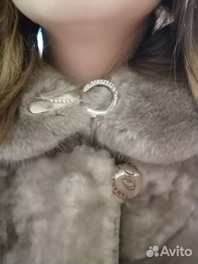 Шуба женская цигейка