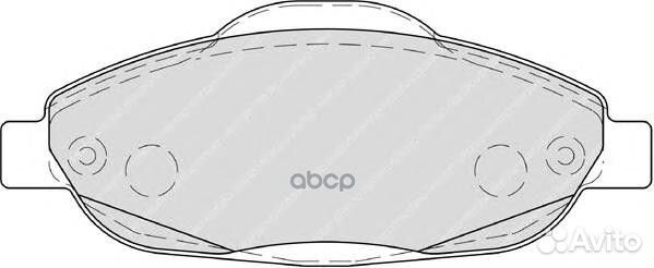 Колодки торм.пер. peugeot 308 1.4/1.6/CC/SW 09