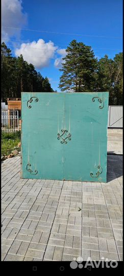 Ворота бу распашные