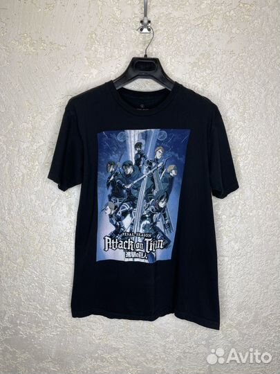 Футболка винтажная Атака Титанов (аниме), S/M