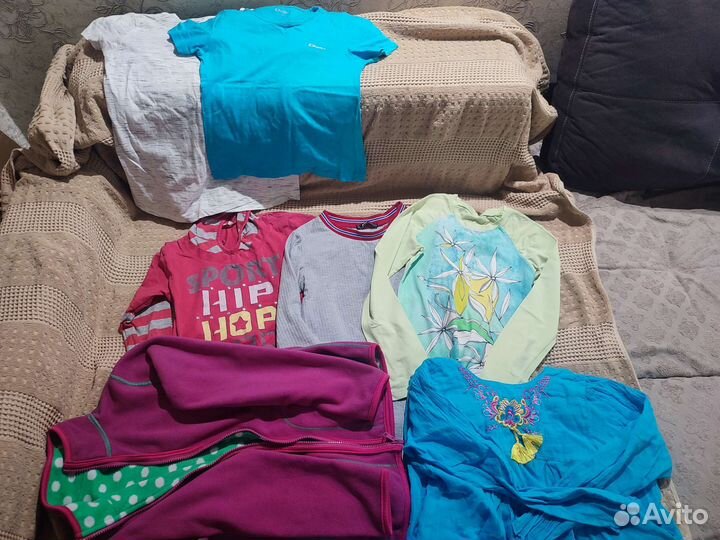 Вещи на девочку 4-6 лет, 7 лет, 11-12 лет