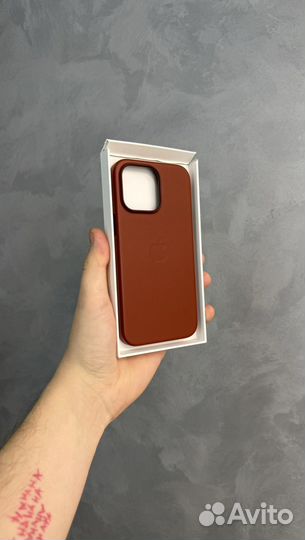 Apple Leather Case для iPhone 14 Pro Max