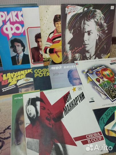 Виниловые пластинки СССР