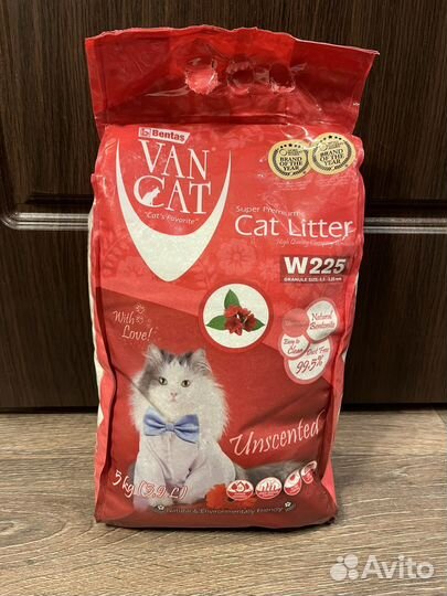 Наполнитель для кошачьего туалета комкующийся