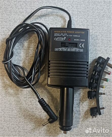 Aвтомобильный адаптер DCR-1500 vanson