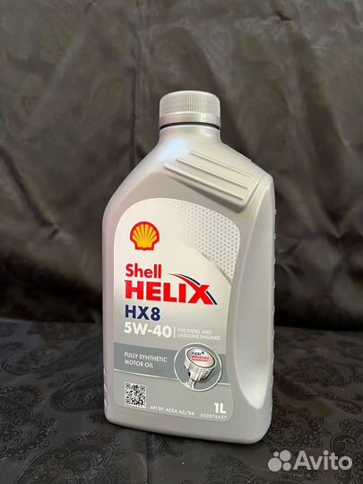 Моторное масло Shell Helix HX8 5W-40 1л