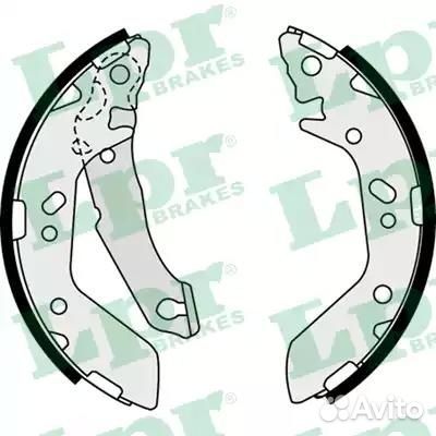 Колодки тормозные барабанные