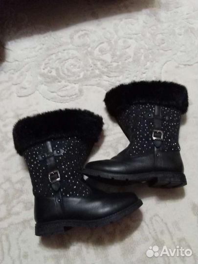 Сапоги зимние новые жён 35р