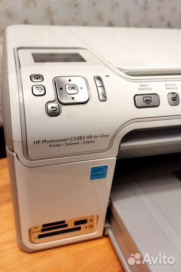 Принтер струйный HP photo smart C5380 мфу