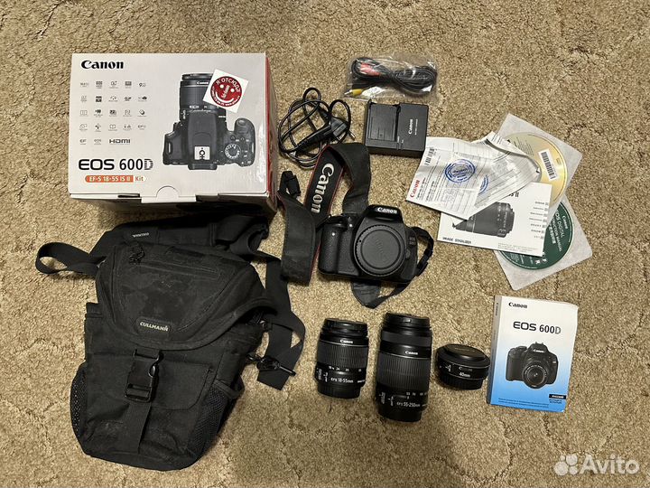Фотоаппарат Canon EOS 600D