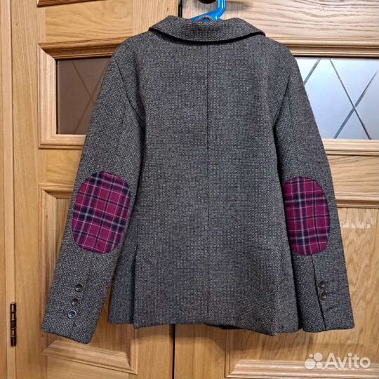 Пиджак тёплый рост 140