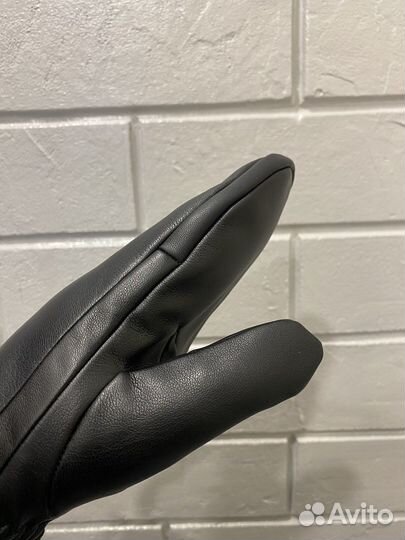 Варежки новые, 7 р-р, экокожа