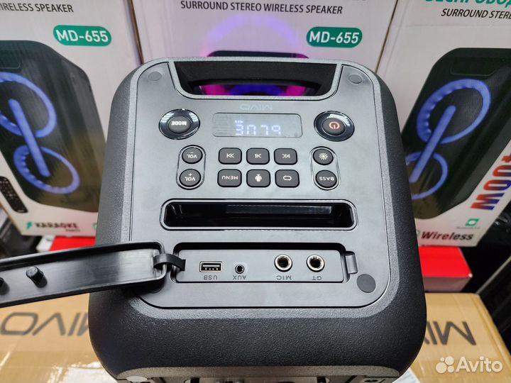 Mivo MD 655 100Ватт мощная колонка караоке