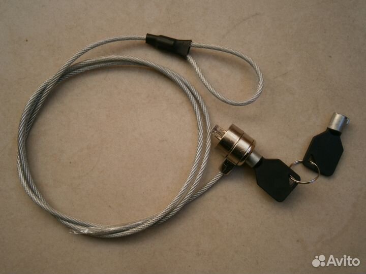 Трос безопасности для ноутбука