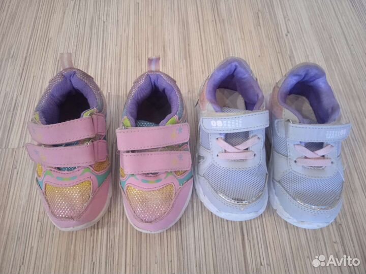 Детская обувь для девочки, пакетом, 6 пар