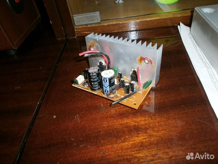 Блок питания(трансформатор)и усилит.с радиатором