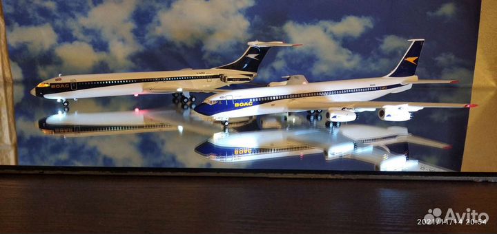 Модели самолётов Вoeing707;VC-10