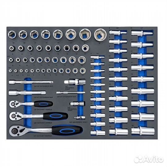 Тележка инструментальная с набором инструмента 255