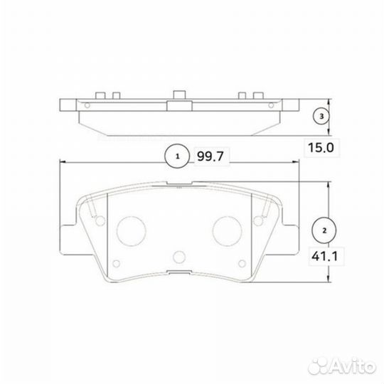 CTR GK1372 / ckkh-57 Колодки тормозные дисковые зад