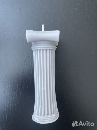 Соевая свеча античная колонна
