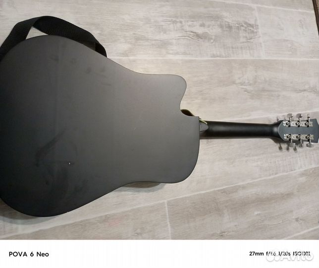 Акустическая гитара Rockstar хорошое состояние 4