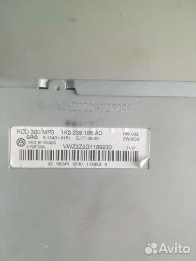 Магнитола Volkswagen Passat B6