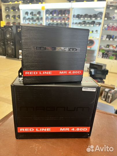 Усилитель Magnum Red Line MR-4.80D (4 канала)