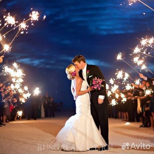 Длинные Бенгальские свечи 60 см 3 шт