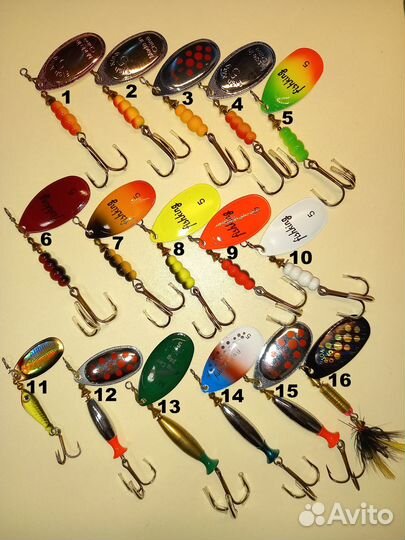 Вращающиеся блесна