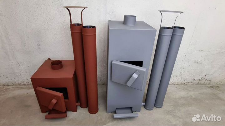 Печь для бассейна на дровах из нержавеющей стали