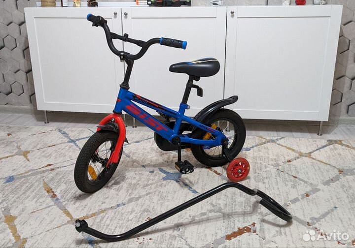 Велосипед детский Аист Pluto 12 с доп колесами