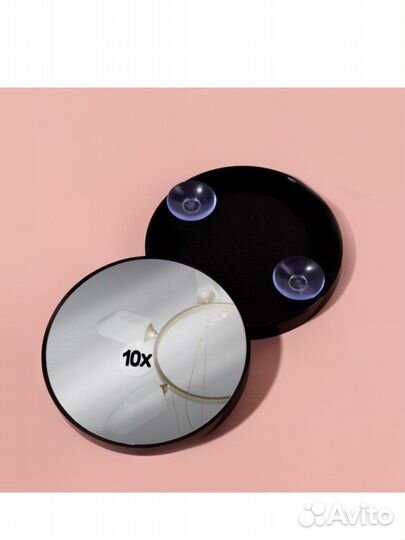 Зеркало для макияжа с увеличением 10X