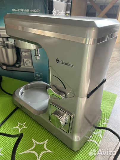 Планетарный миксер Gemlux 5 л 1000 Вт