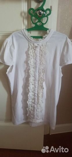 Блузка для девочки школьная